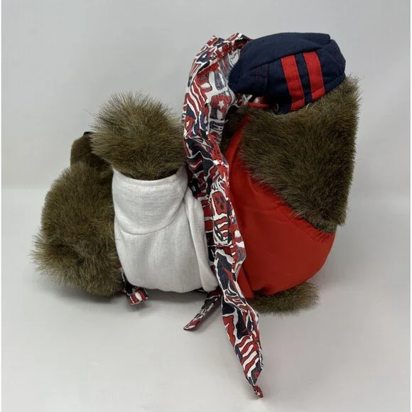 Build-A-Bear Chubby Cubby Vintage Plush‎ Teddy Pinafore Dress Shoes Has Orig Tag - Picture 15 of 15